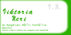 viktoria meri business card